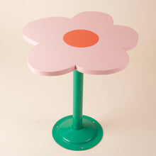 Pink Flower with red center side table